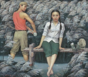 その他の中国人 Painting - 中国人の無邪気な時代